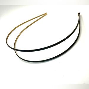 Ficcare 2-Arch Metal Headband in Black Finish